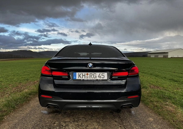BMW Seria 5 cena 225000 przebieg: 21200, rok produkcji 2021 z Gostyń małe 781